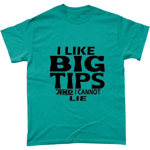 I Like BIG TIPS And I Cannot LIE - T-Shirt